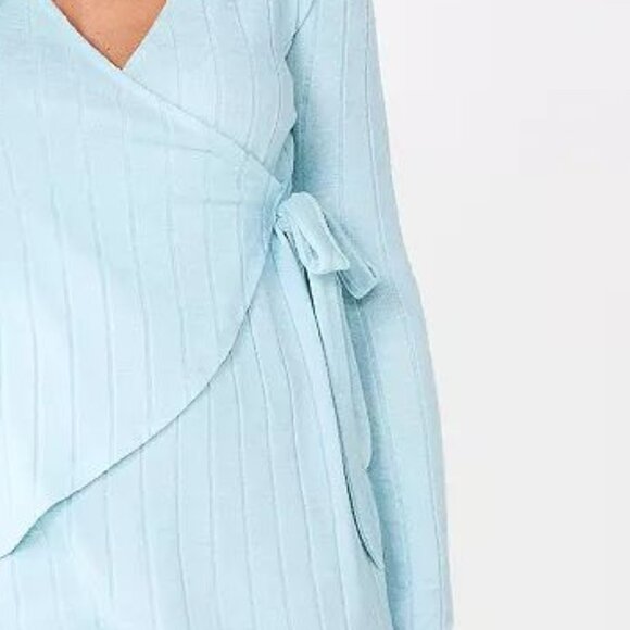 Sonoma Maternity Goods For Life Nursing Wrap Top Light Blue Size XL NEW - Picture 3 of 3